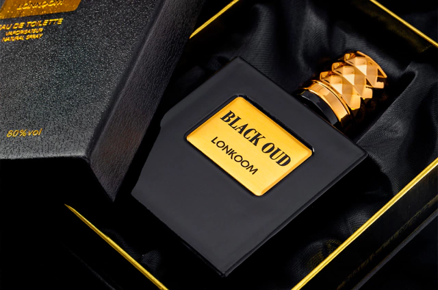 Perfume Masculino Black Oud For Men Lonkoom Eau de Toilette 100ml - Imagem 3