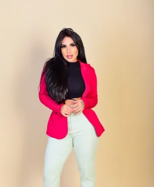 Blazer de luxo Lady Griffe Pink - Imagem 3