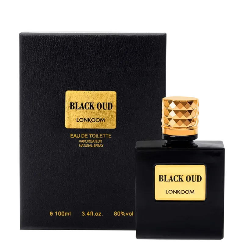 Decant Black Oud For Men Lonkoom 9ml - Inspiração Tom Ford Oud Wood